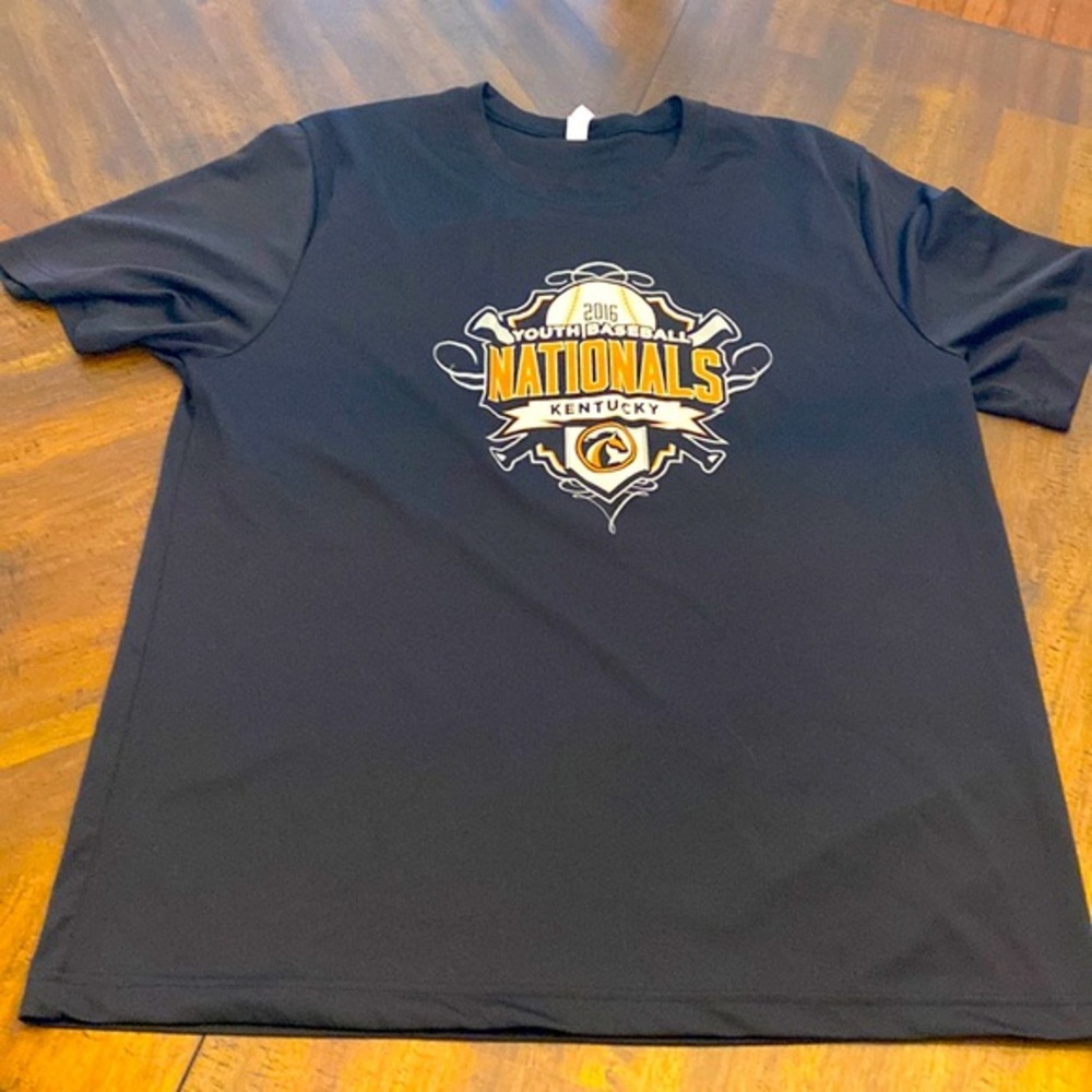 Youth baseball national Kentucky 2016 black shirt men size X-Large